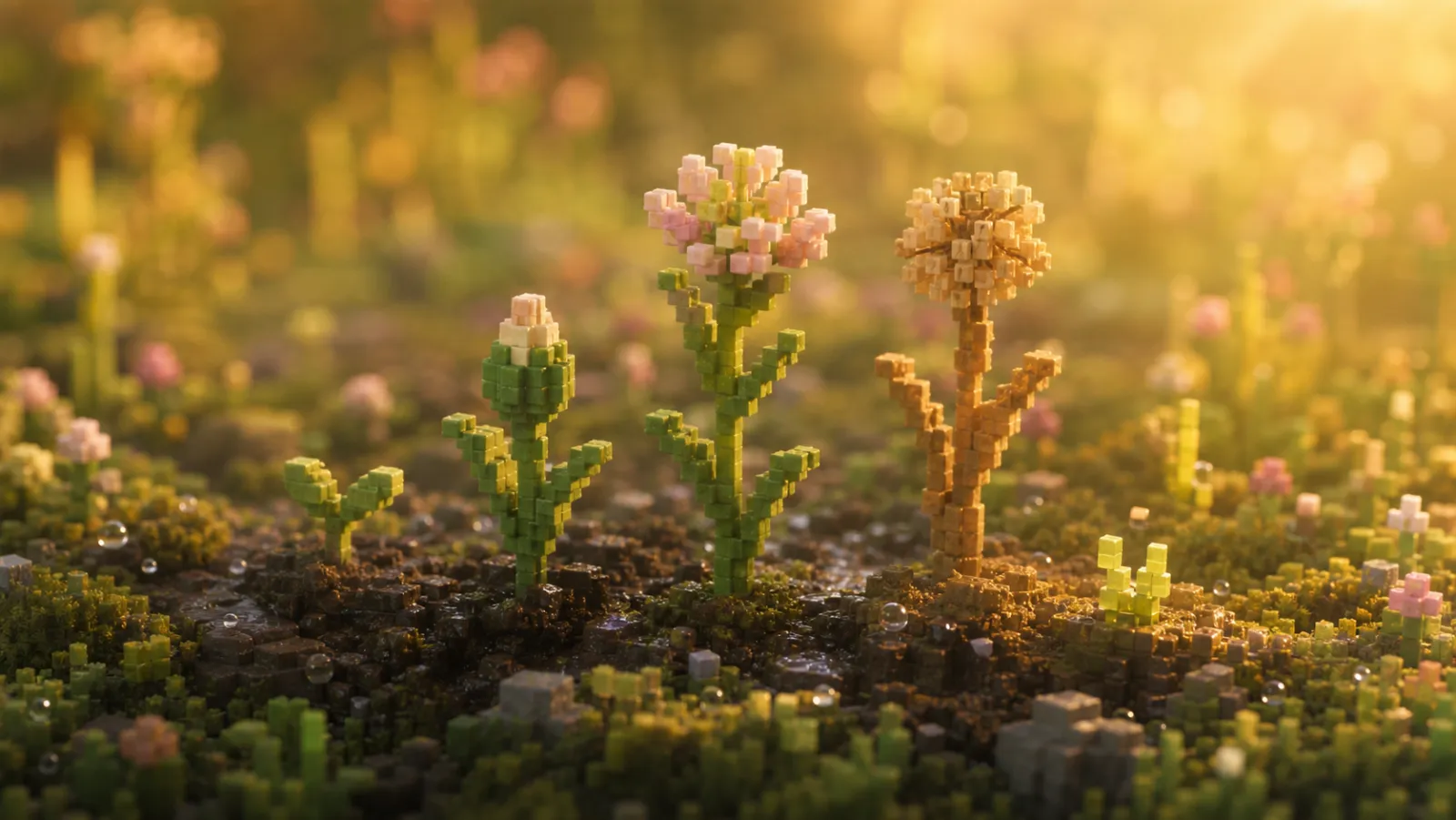 Nothing grows on a timer: how a plant earns its next stage — The Long Watch concept art, pre-alpha