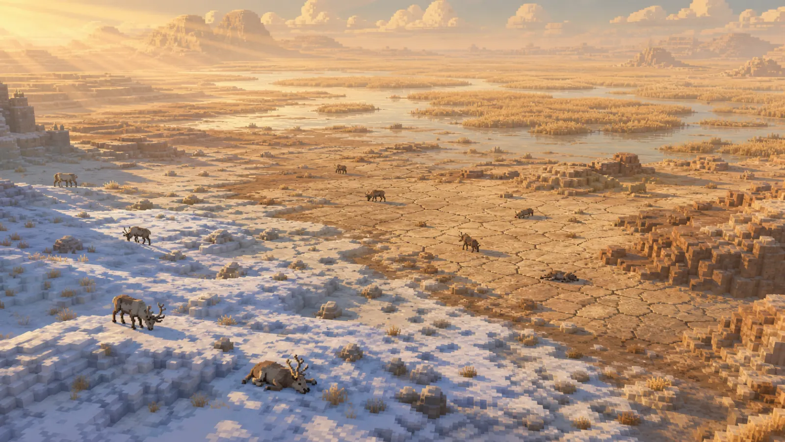 When the new grazers couldn’t survive the cold or the heat — The Long Watch concept art, pre-alpha